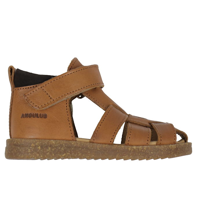 Angulus Sandaler - Cognac/Dark Brown