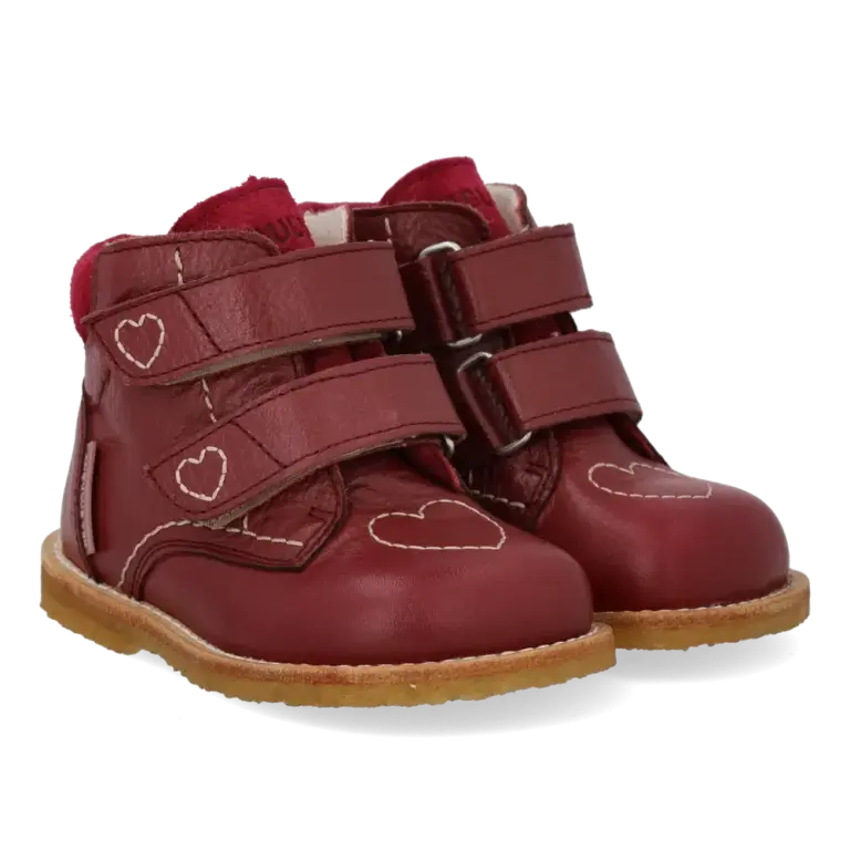Angulus TEX-støvle m. Hjerter - Berry - 21