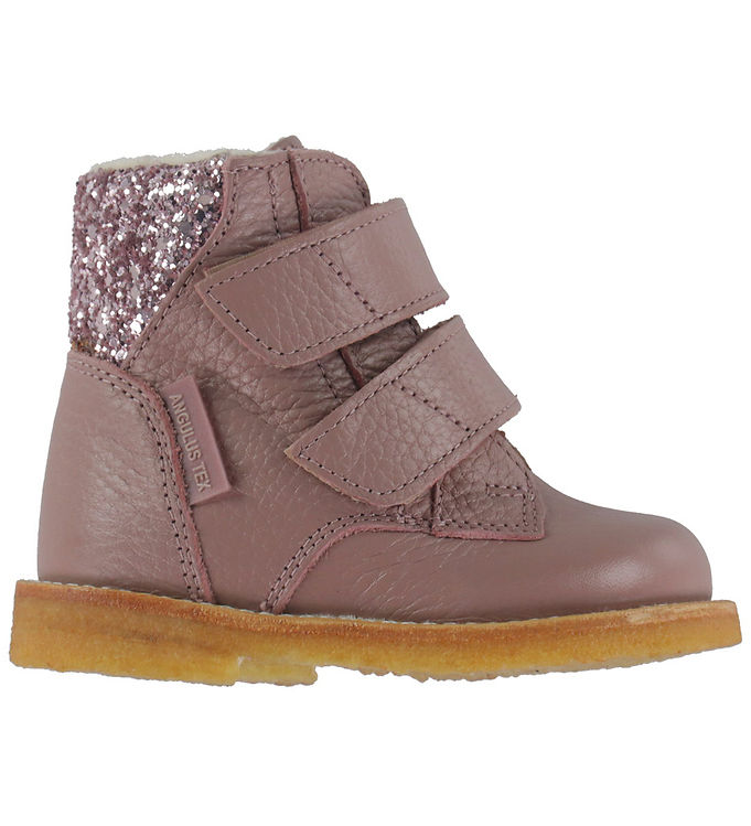 Angulus Vinterstøvler - Tex - Faded Rose/Blossom Glitter Angulus Vinterstøvler - Tex - Faded Rose/Blossom Glitter