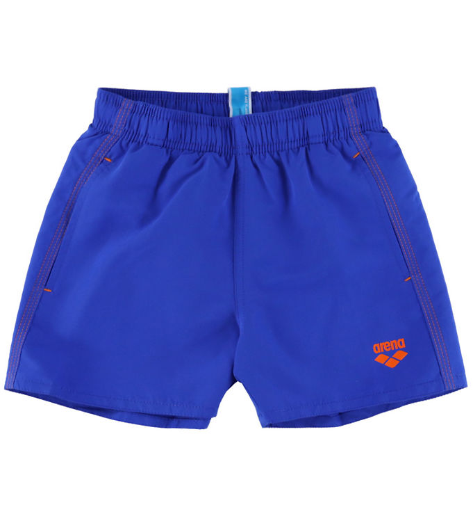 Arena Badeshorts - Neon Blue/Team Orange