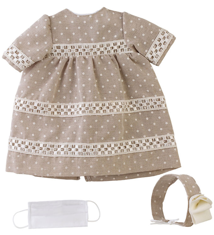 Asi Dukketøj - 57 cm - Pepa - Beige/Hvid Asi Dukketøj - 57 cm - Pepa - Beige/Hvid