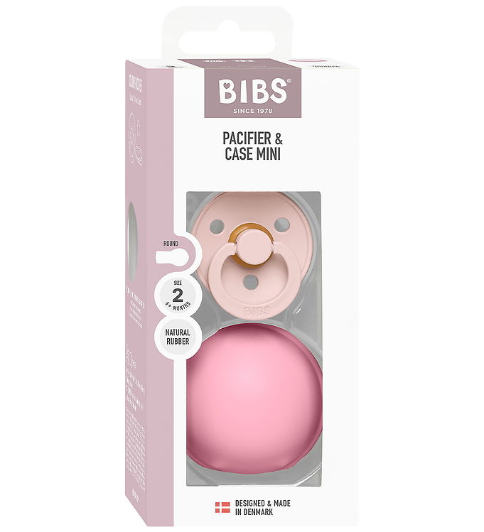 BIBS Colour Sut/Sutteboks - Str. 2 - Rund - Petal/Baby Pink BIBS Colour Sut/Sutteboks - Str. 2 - Rund - Petal/Baby Pink