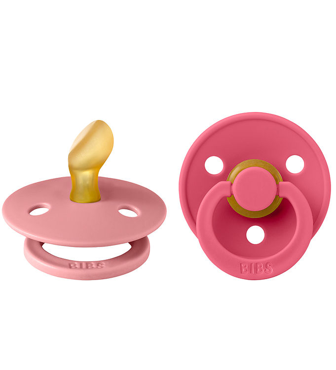 BIBS Colour Sutter - 2-pak - Str. 1 - Anatomisk - Dusty Pink/Cor BIBS Colour Sutter - 2-pak - Str. 1 - Anatomisk - Dusty Pink/Cor
