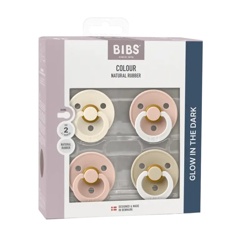 BIBS Sut Colour 4-pk Latex Str. 2 - Blush Glow Mix