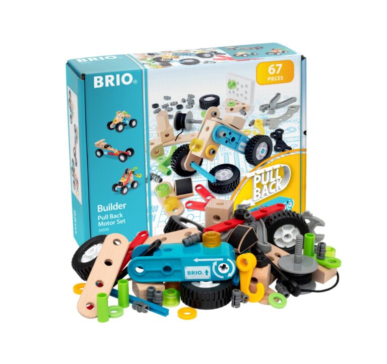 BRIO Builder - Pull back-motorsæt