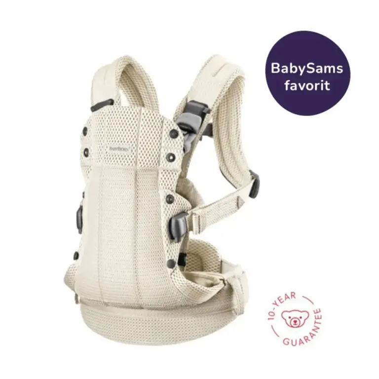 BabyBjörn Bæresele Harmony - 3D Mesh - Cremefarvet