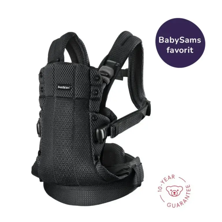 BabyBjörn Bæresele Harmony - 3D Mesh - Sort
