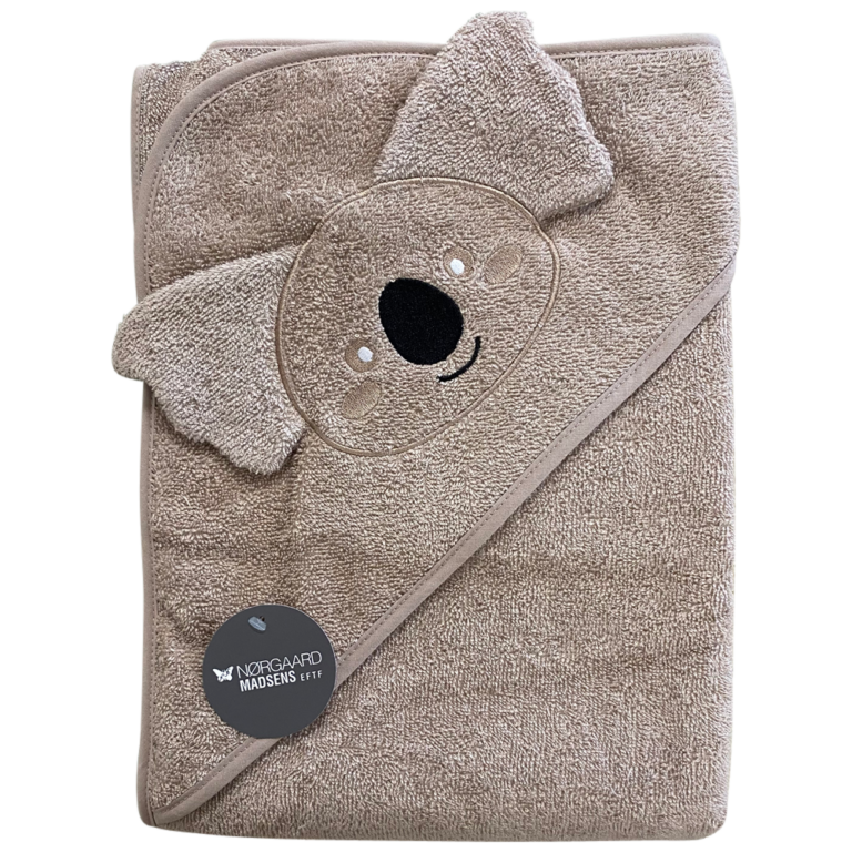 Badeslag Sand m/ Koala Bjørn Str. 75x75 cm.