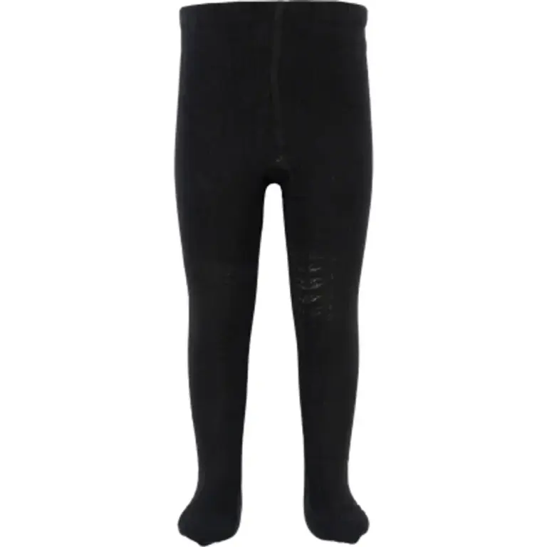 Bamboo strømpebukser - BLACK - 1-2Y