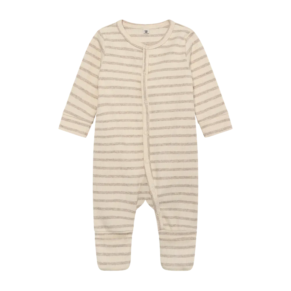 BeKids Jumpsuit - Silver Mink Melange - 70 BeKids Jumpsuit - Silver Mink Melange - 70