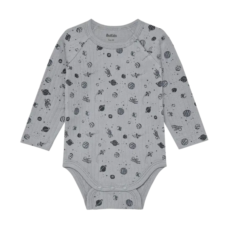 BeKids Langærmet Body - Wheathervane - 70