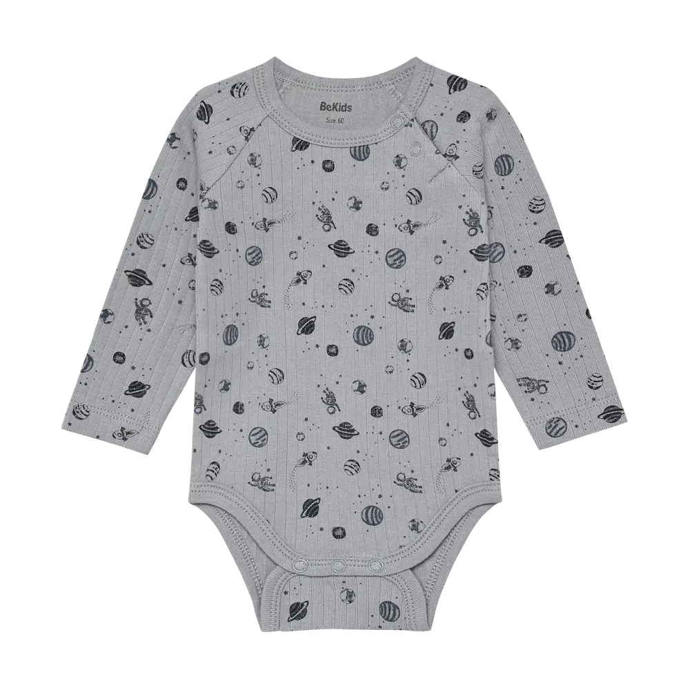 BeKids Langærmet Body - Wheathervane - 70