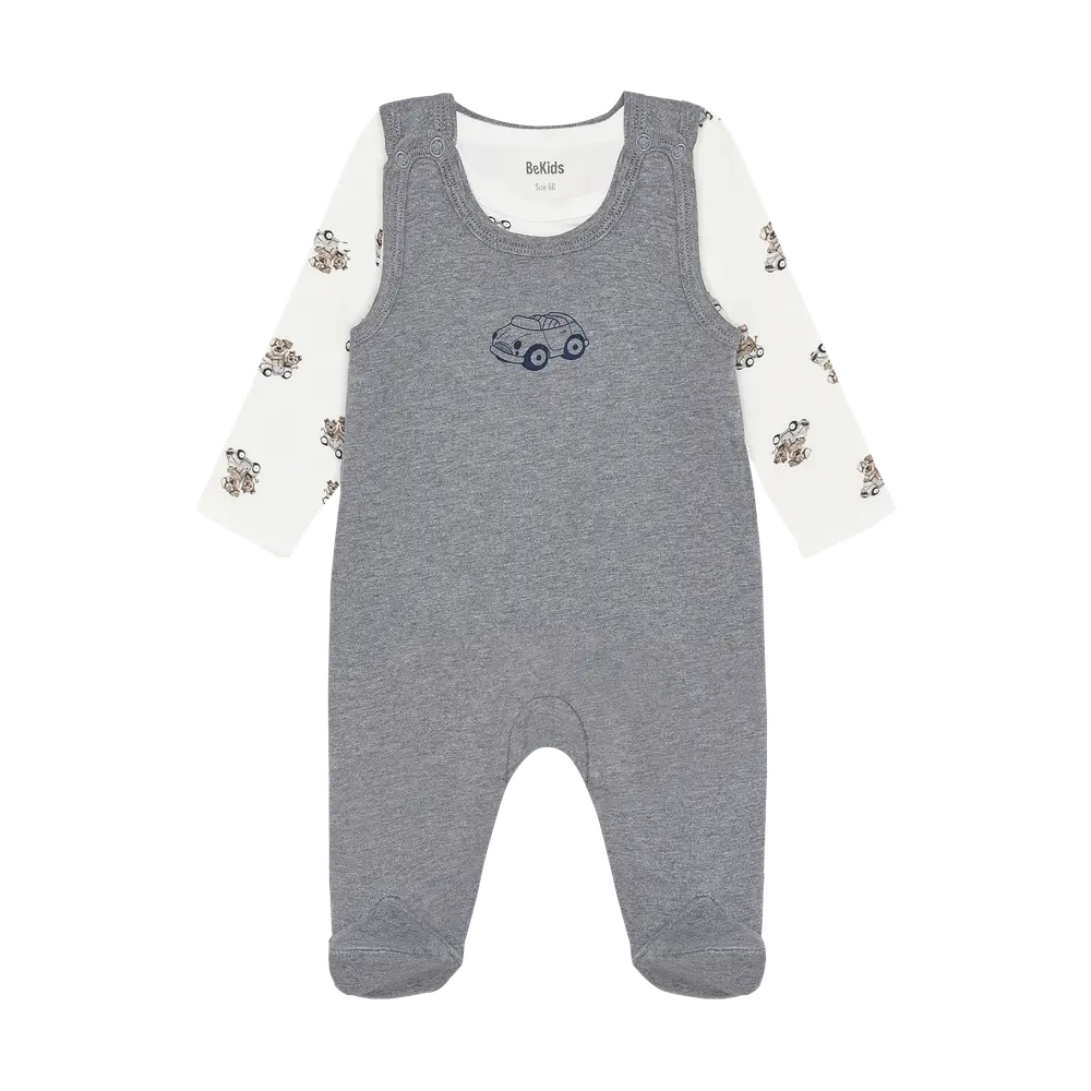 BeKids Romper og Body Sæt - Turbulence - 60