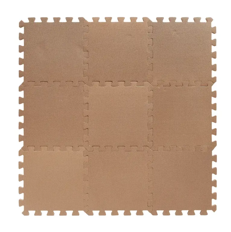 BeKids Skumlegegulv 9-pak - Cappuccino