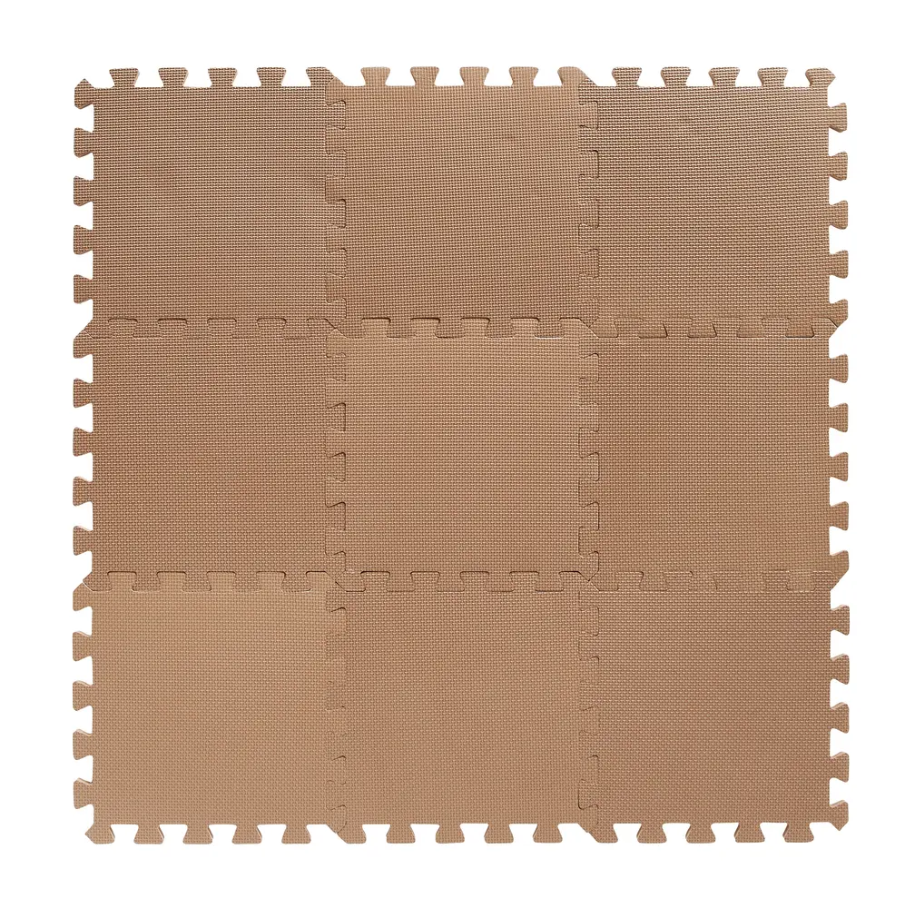 BeKids Skumlegegulv 9-pak - Cappuccino