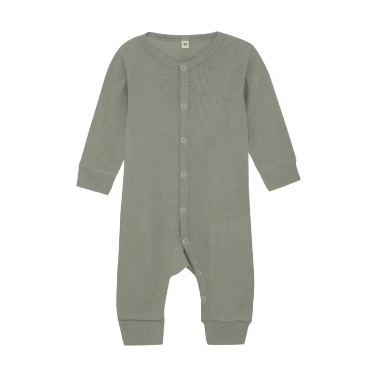 BeKids Uld Jumpsuit - Forest Fog Melange - 60