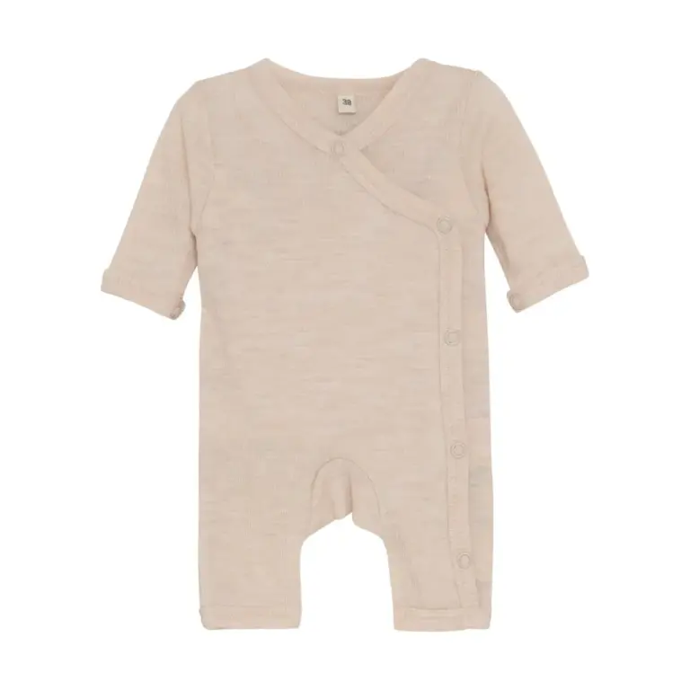 BeKids Uld Jumpsuit - Solid - Sandshell - 38