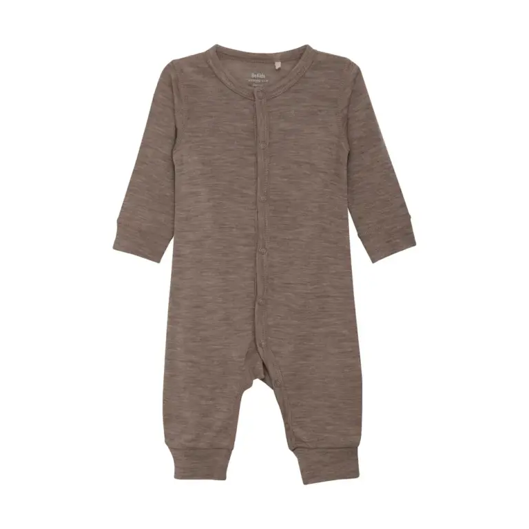 BeKids Uld jumpsuit - Leafless Tree Melange - 100 BeKids Uld jumpsuit - Leafless Tree Melange - 100