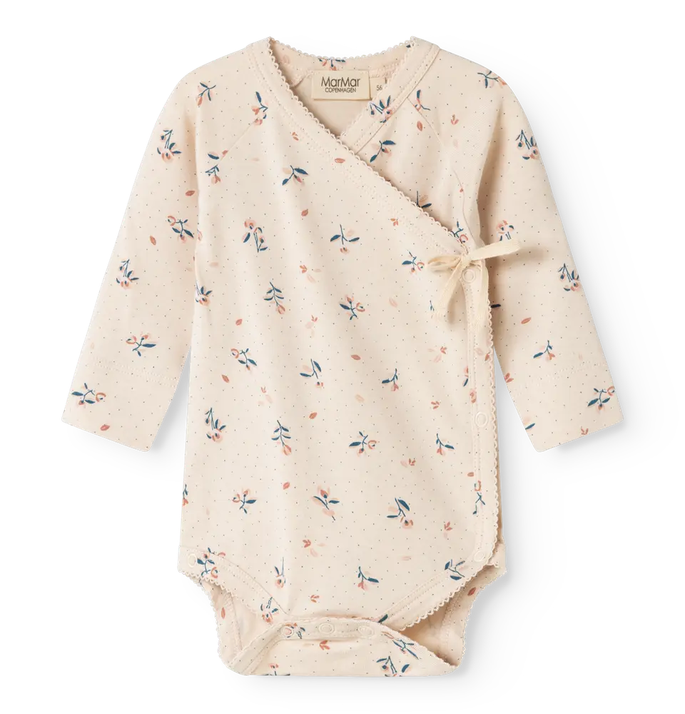 Belita Langærmet Body - Roses - 68/6 MDR.