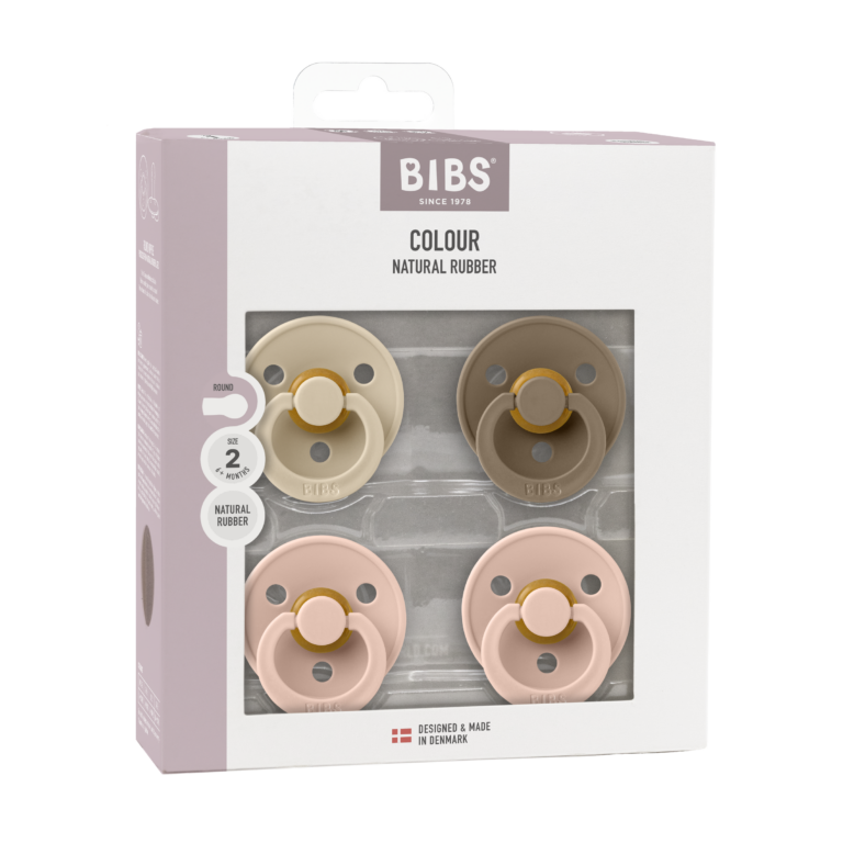 Bibs Colour 4-pak Str 2 - Baby Blush