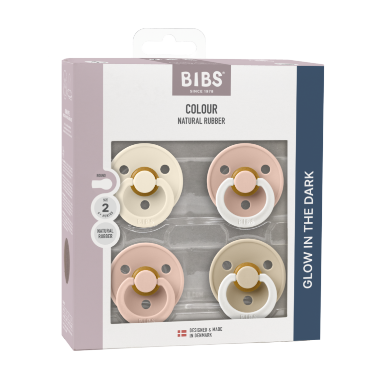 Bibs Colour 4-pak Str 2 - Blush Glow Mix