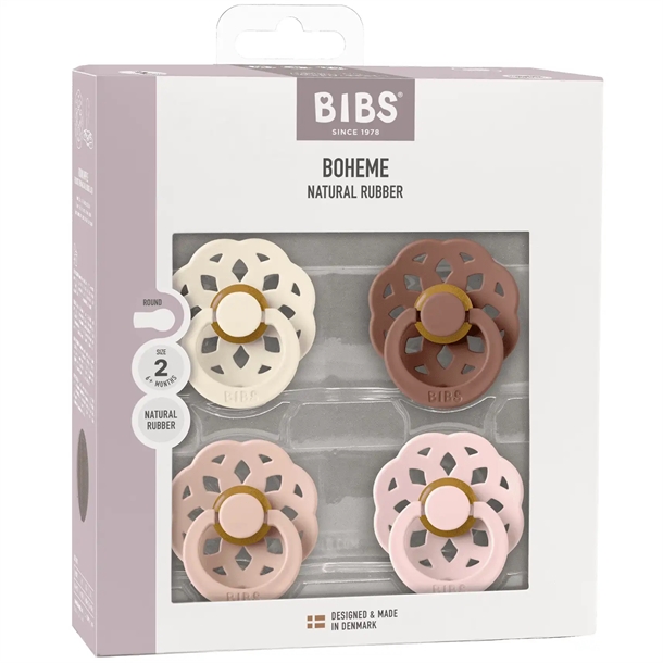 Bibs Sutter - Str. 2 - Boheme - 4-pak - Blush Mix