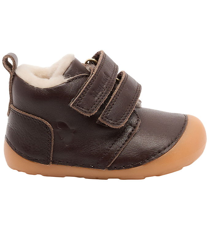 Bisgaard Vinterstøvler - Carter Lamb - Barfod - Dark Brown