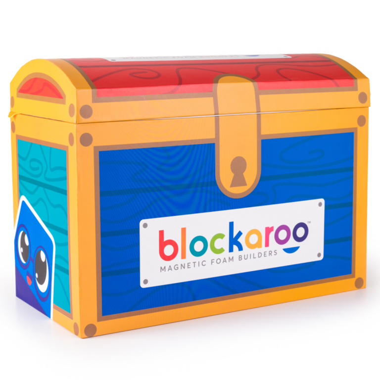 Blockaroo | Magnetklodser af skum - Byggesæt, 100 stk