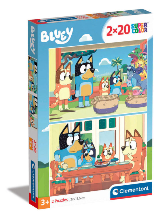 Bluey 2x20 brikker