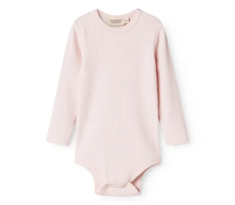 Body med lange ærmer - Rosa - 62 Body med lange ærmer - Rosa - 62