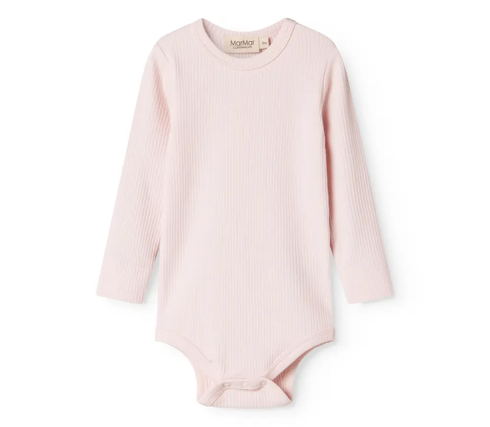 Body med lange ærmer - Rosa - 62 Body med lange ærmer - Rosa - 62