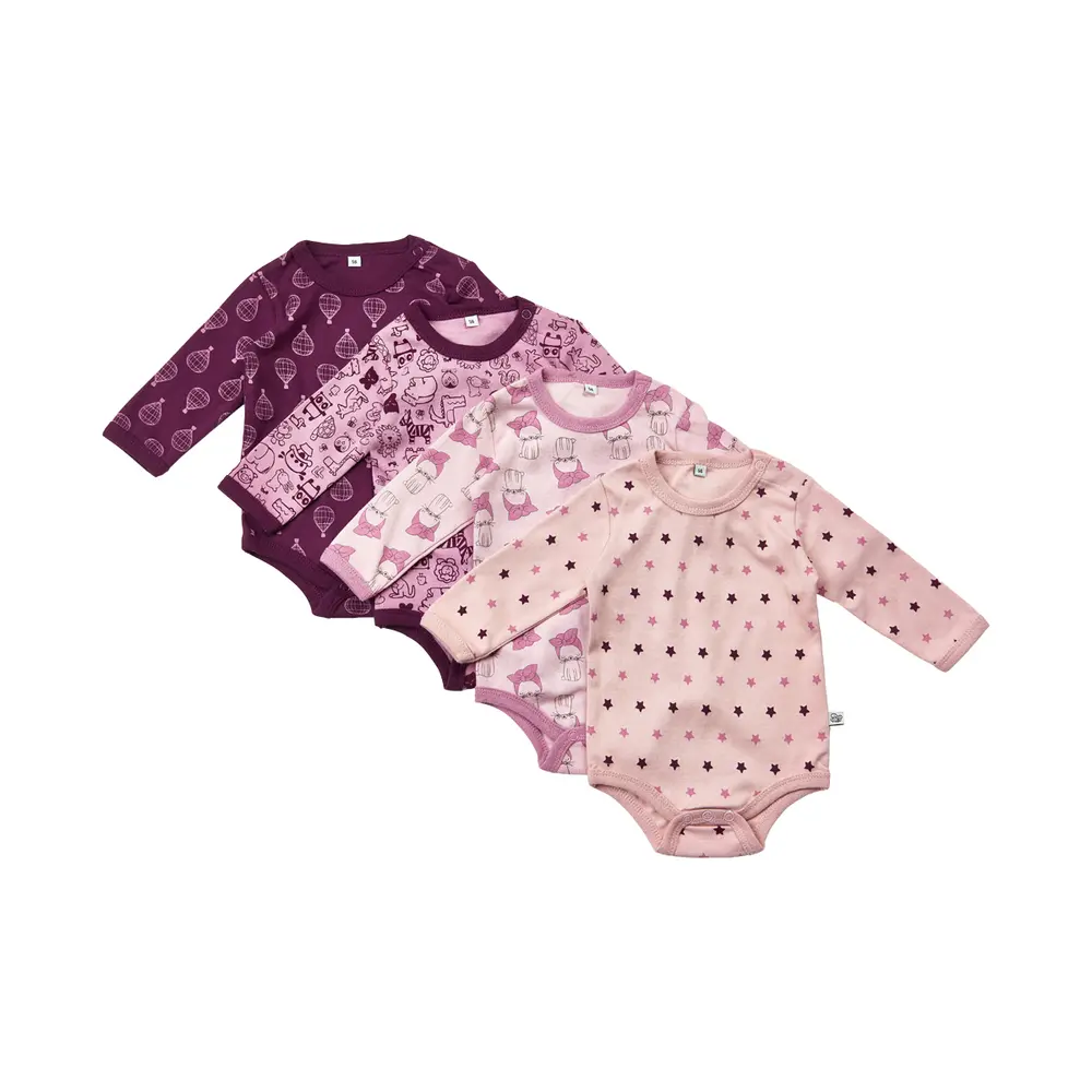 Bodystocking 4 pakke - 600/Lilac - 80 Bodystocking 4 pakke - 600/Lilac - 80