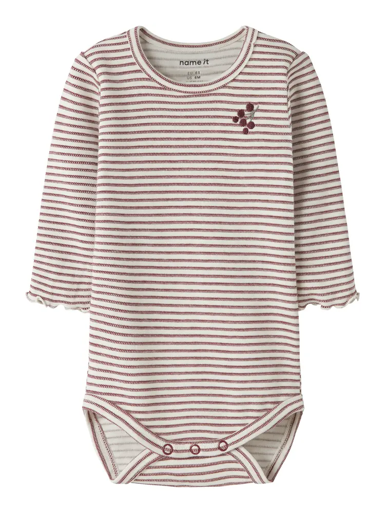 Bripa Langærmet Body - Oxblood Red - 62 Bripa Langærmet Body - Oxblood Red - 62