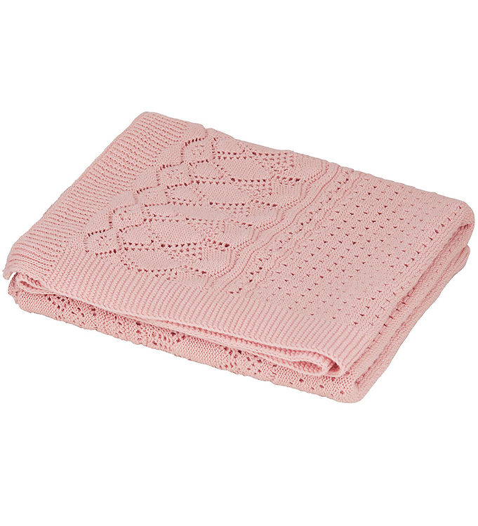 Cam Cam Babytæppe - Strik - Pointelle - Sorbet Cam Cam Babytæppe - Strik - Pointelle - Sorbet