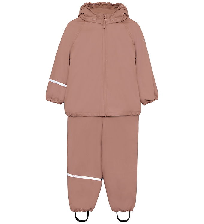 CeLaVi Regntøj m/u Seler - Fleece - PU - Burlwood