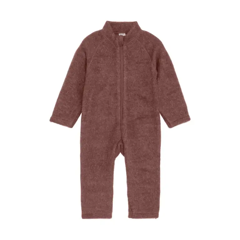 Celavi Blød Uld Heldragt - Marron - 100