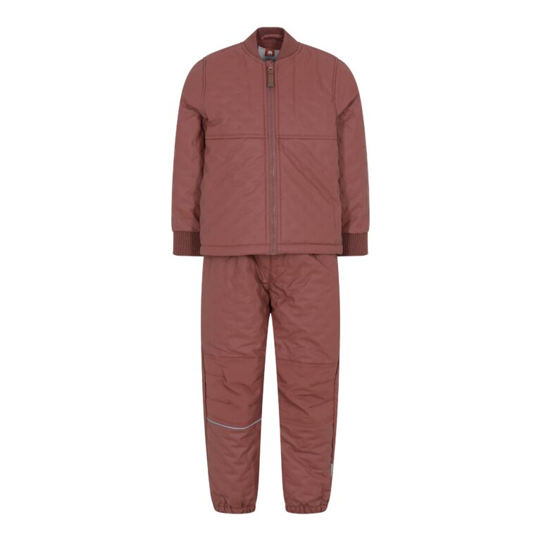 Celavi Coated Termosæt M/fleece- Mahogany - 80