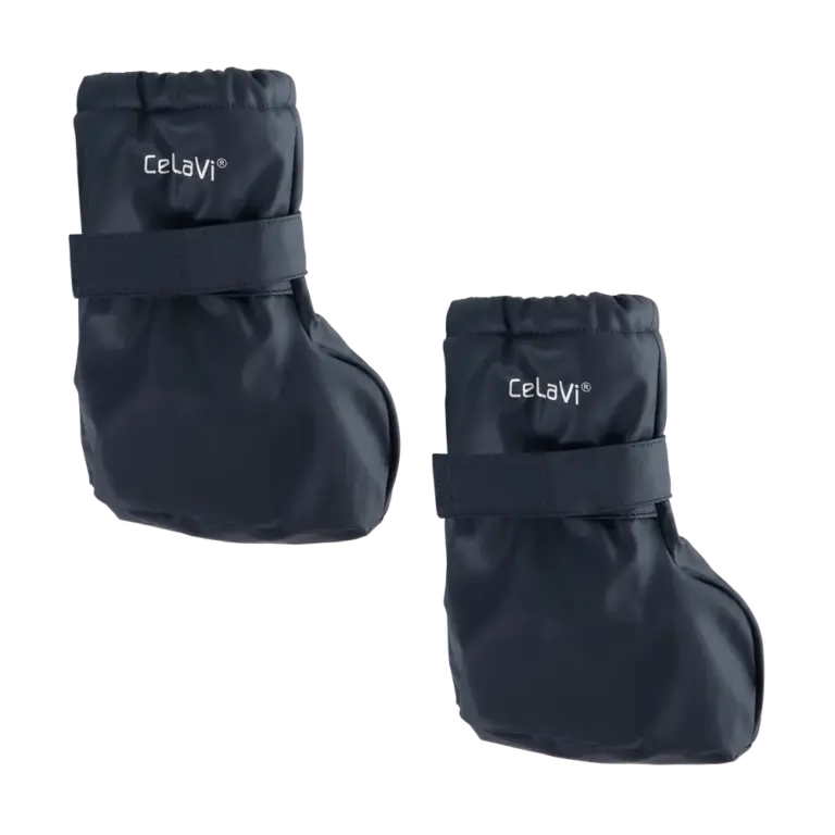 Celavi Forede Overtræksfutter - Navy - 6-12 MDR.