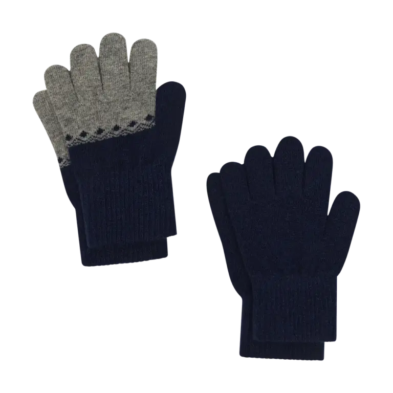Celavi Magic Handsker 2-Pak - Navy - 1-2 ÅR
