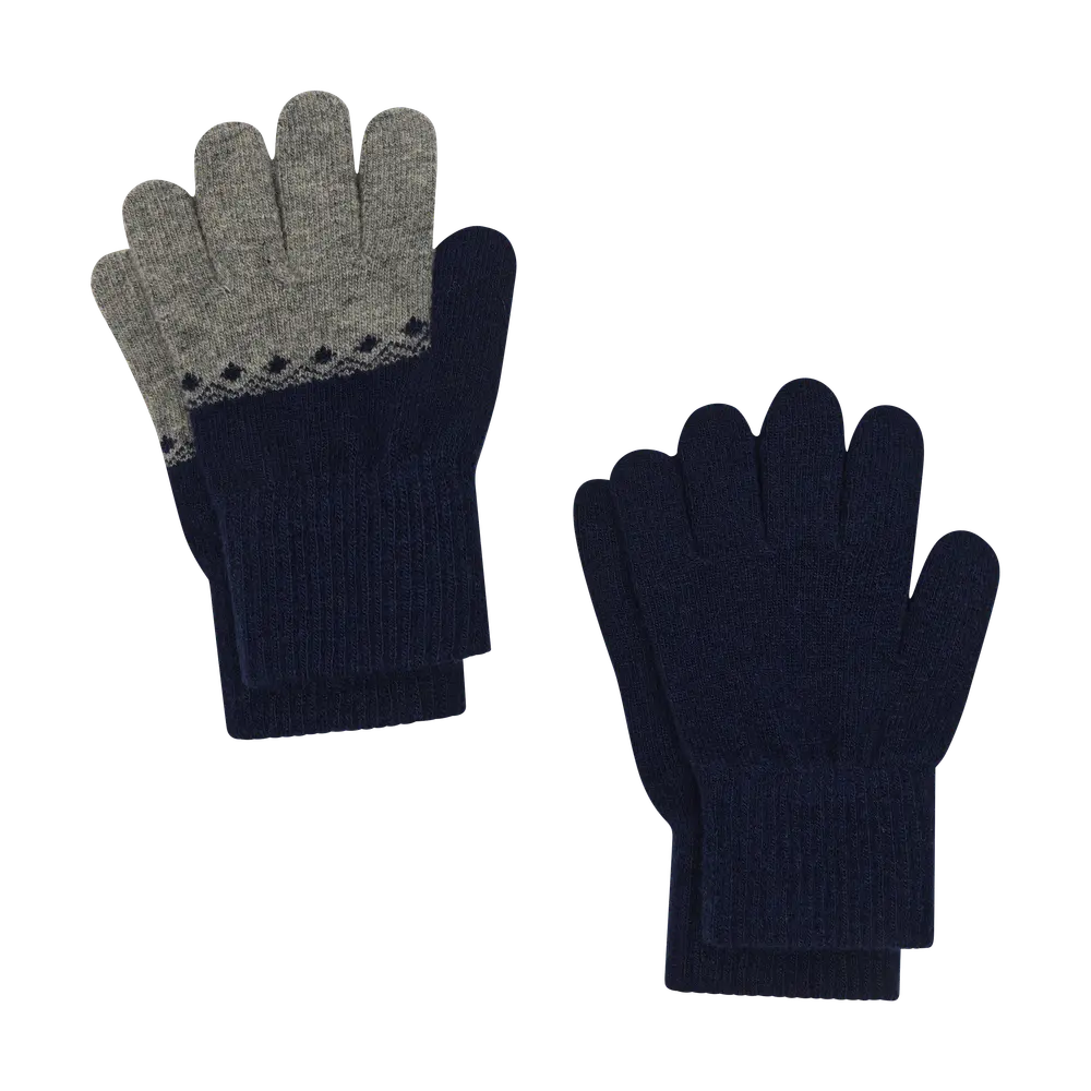 Celavi Magic Handsker 2-Pak - Navy - 1-2 ÅR