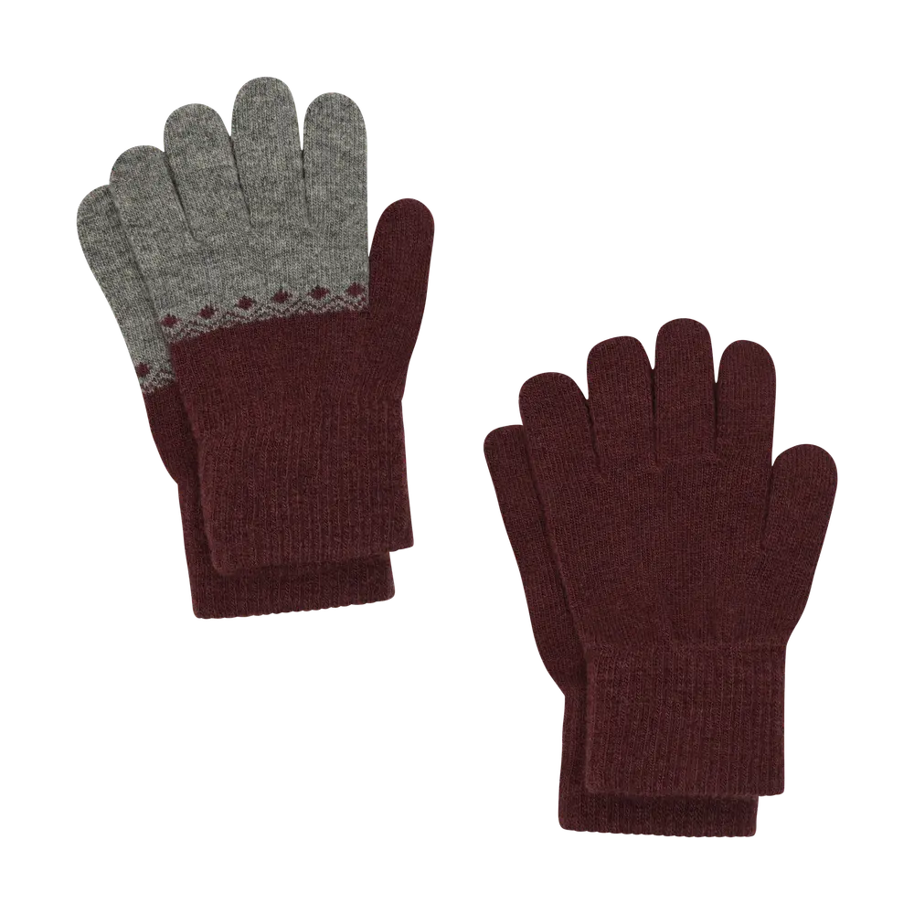 Celavi Magic Handsker 2-Pak - Rose Brown - 1-2 ÅR