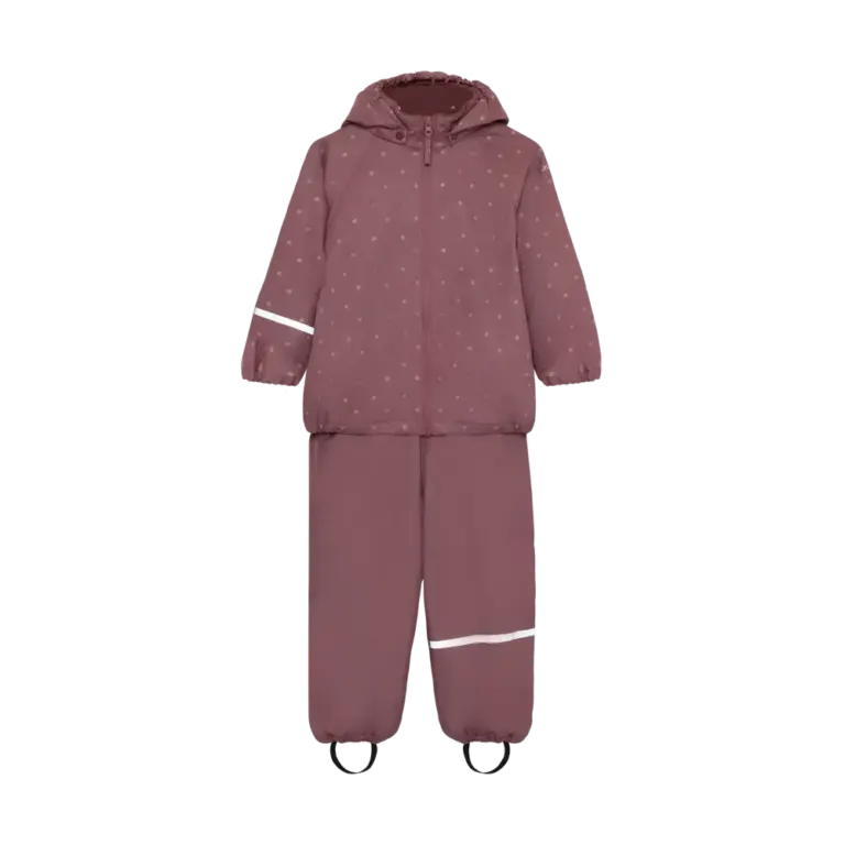 Celavi Regn Sæt m. Fleece - Rose Brown - 90