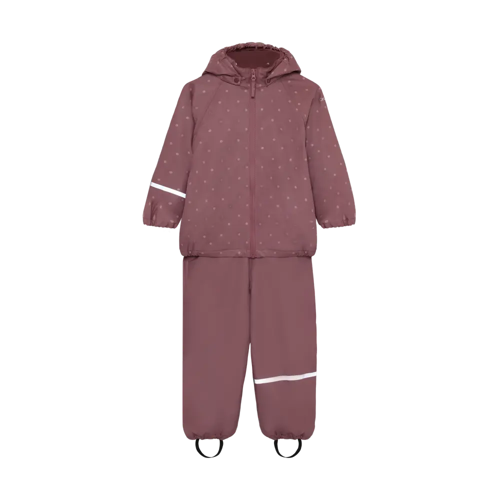 Celavi Regn Sæt m. Fleece - Rose Brown - 90