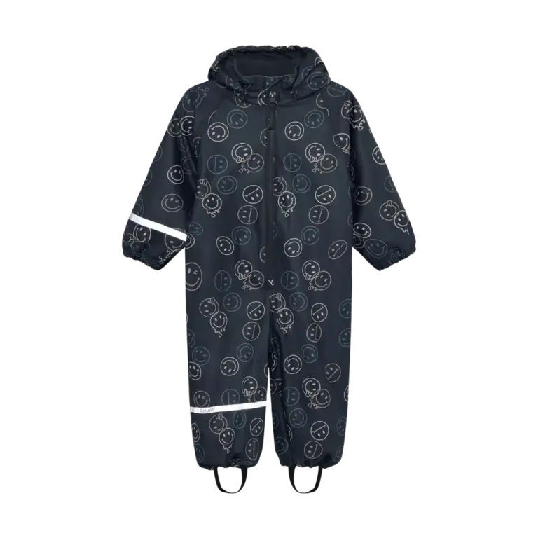 Celavi Regndragt m. Fleece - Navy - 100