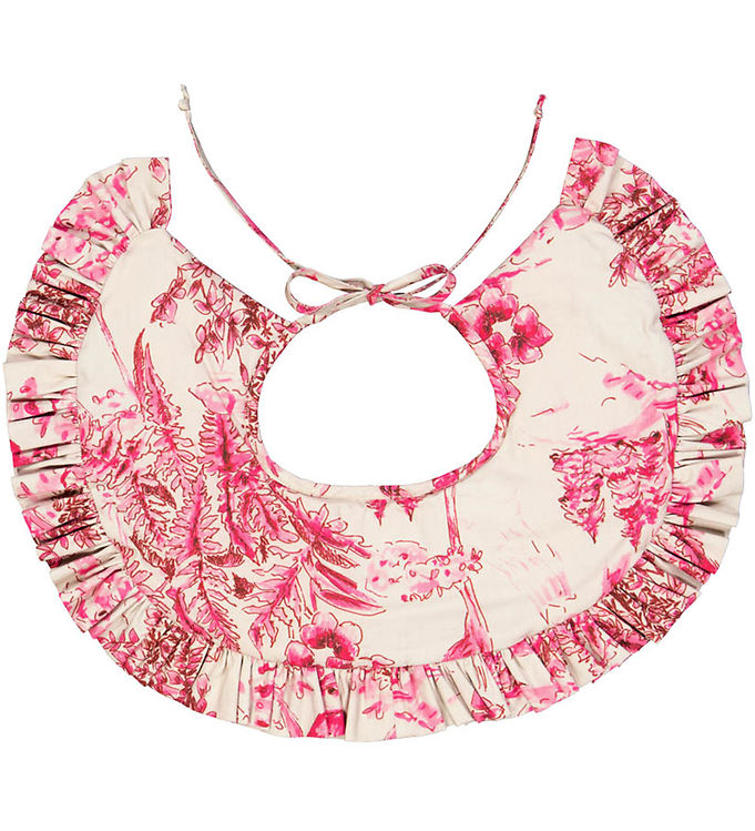 Christina Rohde Krave - Beige m. Pink Print