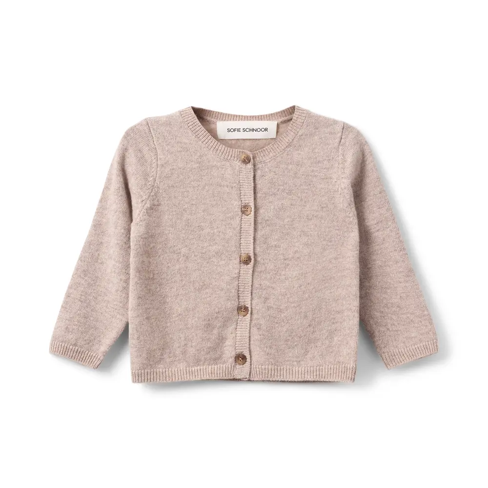 Cisse Cardigan - Brown melange - 86