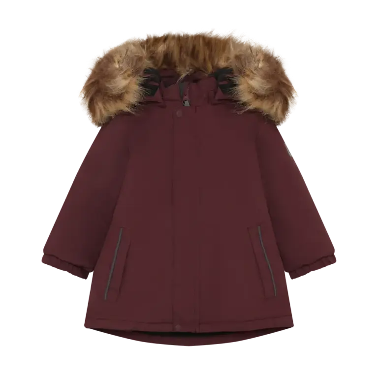 Color Kids Parka M. Fake Fur - Catawba Grape - 98