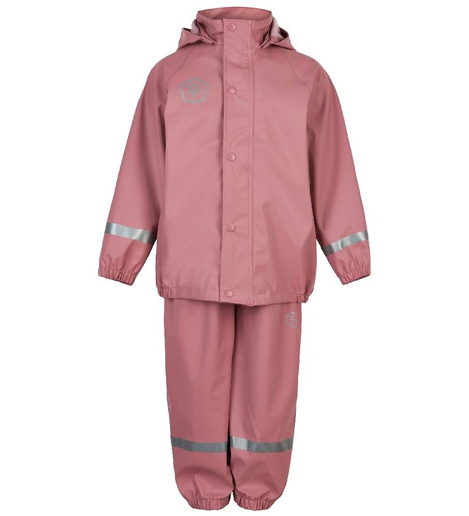 Color Kids Regntøj m. Seler - PU - Old Rose