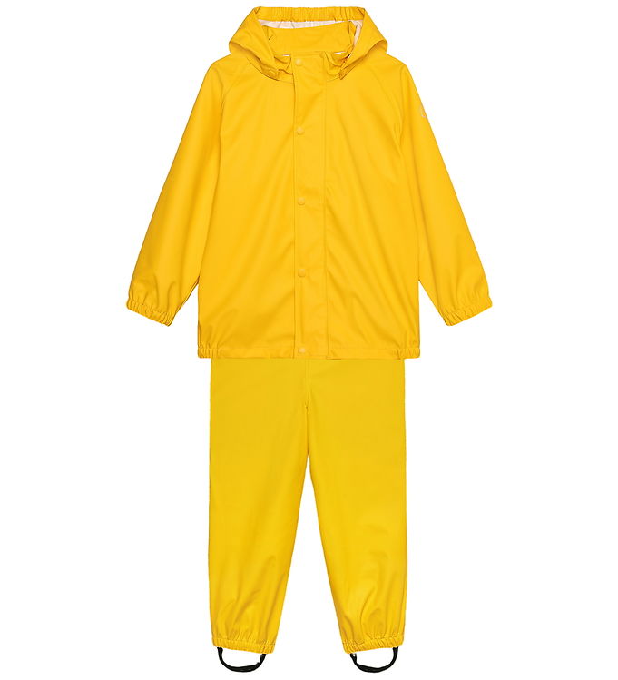 Color Kids Regntøj m. Seler - PU - Spectra Yellow Color Kids Regntøj m. Seler - PU - Spectra Yellow