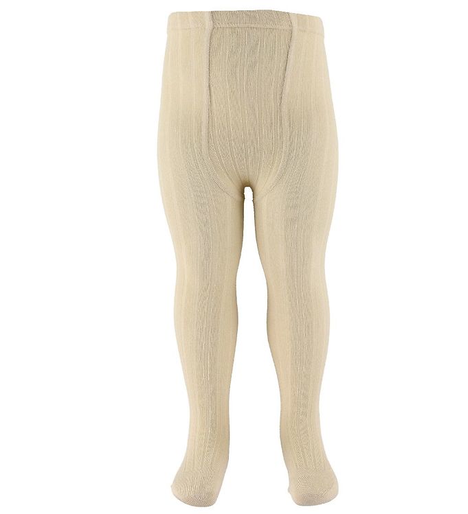 Condor Strømpebukser - Rib - Beige Condor Strømpebukser - Rib - Beige